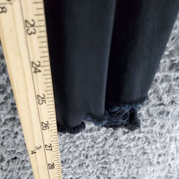 Kut From The Kloth Jeans Womens 2 Black Distressed Skinny Stretch - Picture 5 of 8